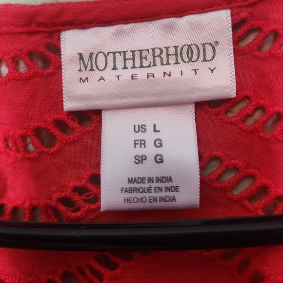 Motherhood Maternity Boho Top Size Large - Picture 3 of 5